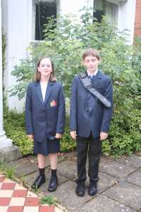 First day at secondary school 2005